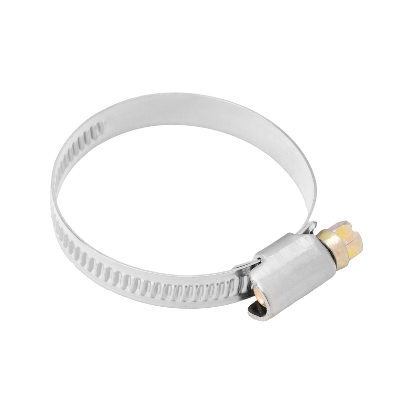 Хомуты нержавеющая сталь, Стандартное болтовое крепление 32-50 мм, 50 штук в упаковке, ширина 9 мм Сибртех (47582)