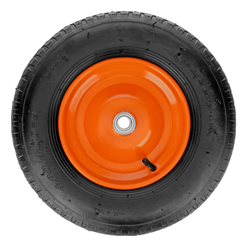 Колесо пневматическое 4.80/4.00-8 D 380 мм, внутренний подшипник D 20 мм, длина оси 90 мм Palisad (68948)