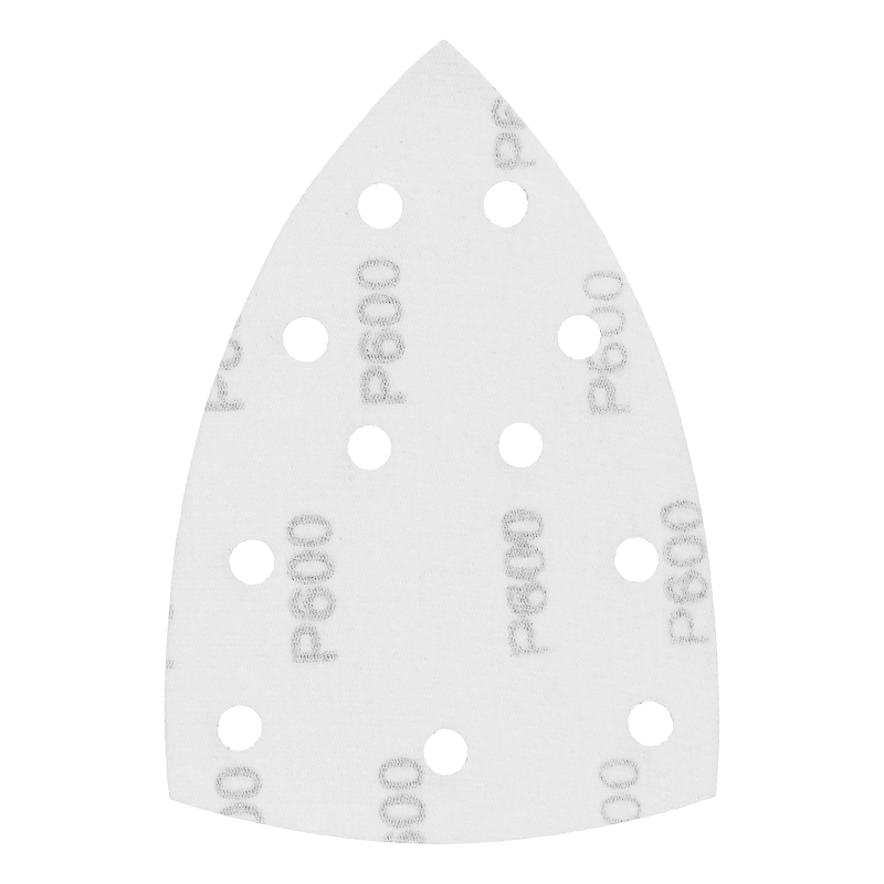 Треугольник абразивный на ворc. подложке под "липучку", перф., P 600, 150х150х100 мм, 5 шт. Denzel (738697)