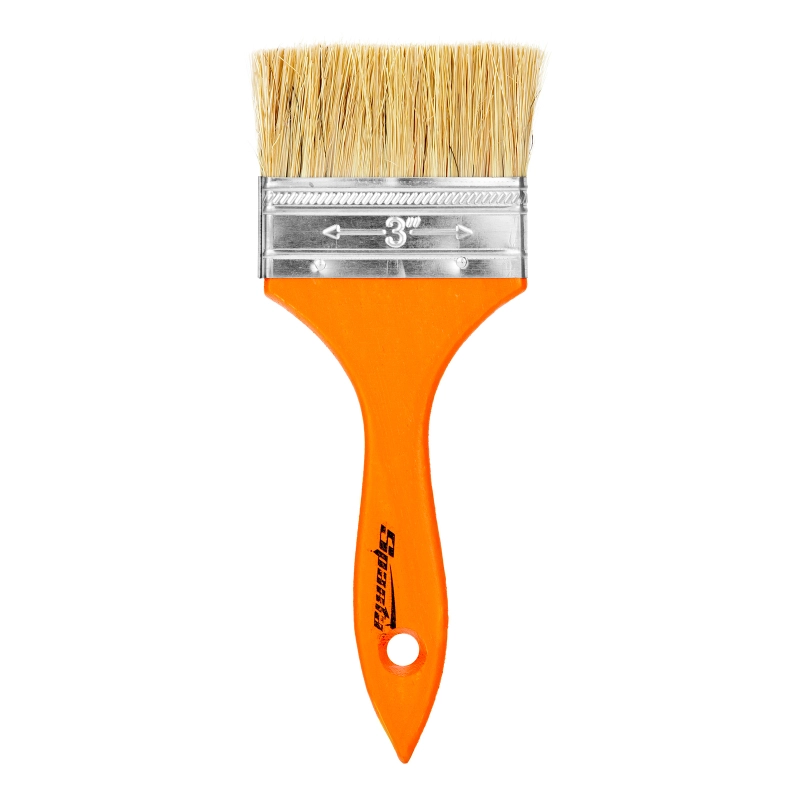 Кисть плоская Slimline 3" (75 мм) натуральная щетина, деревянная ручка Sparta (824405)