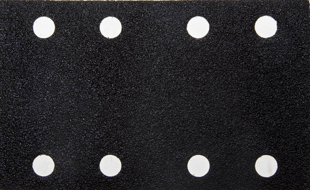 Лист шлиф. универс. URAGAN ″Оптимал. для тверд. пород дерева″ 8 отв. по линии, на липучке, для ПШМ, P60, 80х133мм, 10шт