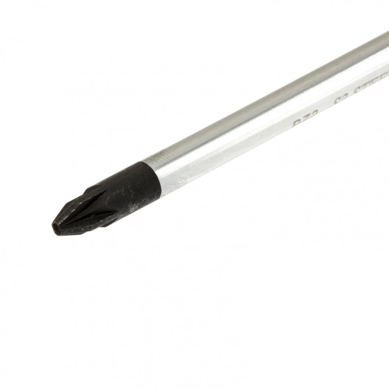 Отвертка Profi, PZ2 x 100 мм, S2, двухкомпонентная рукоятка Matrix (11870)