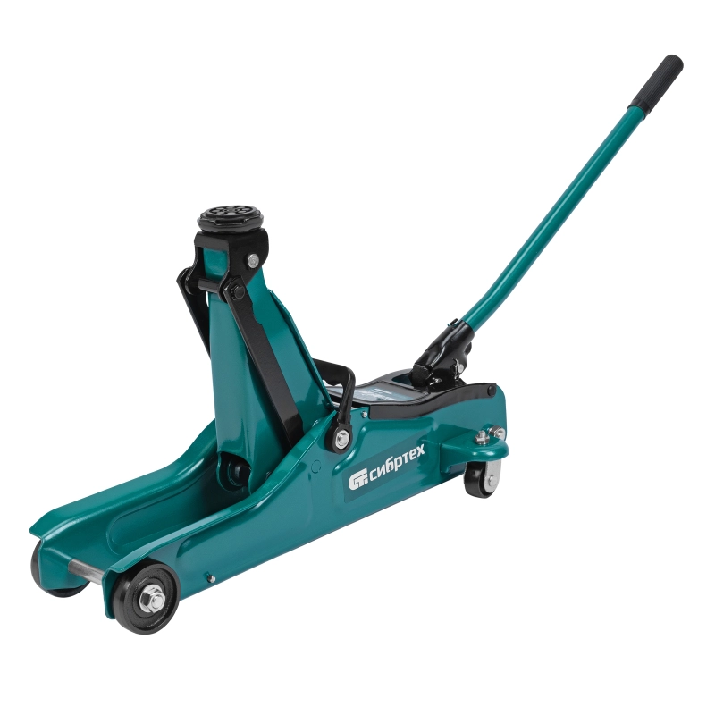 Домкрат гидравлический подкатной, 2 т, 85-330 мм, низкий подхват Сибртех (50830)