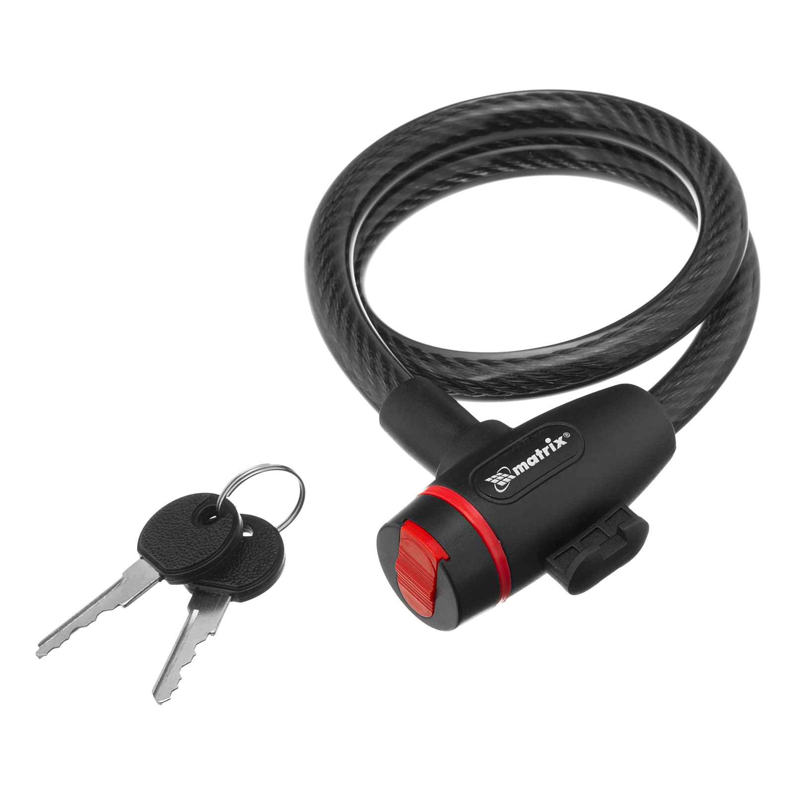 Замок тросовый универсальный, 12 х 650 мм Matrix (91834)