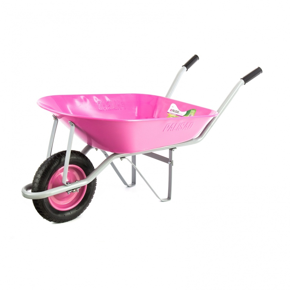 Тачка садовая, грузоподъемность 160 кг, объем 78 л Pink Line Palisad (689695)