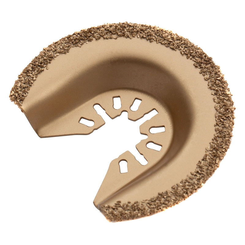 Насадка для МФИ режущая полукруг, HM, по плитке, 63 мм Denzel (782325)