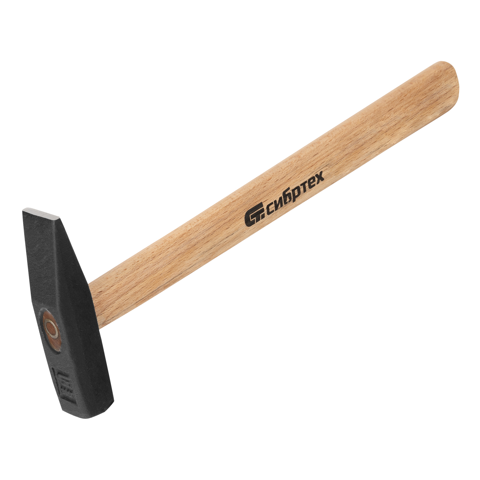 Молоток слесарный 300 г, квадратный боек, деревянная рукоятка Сибртех (10214)