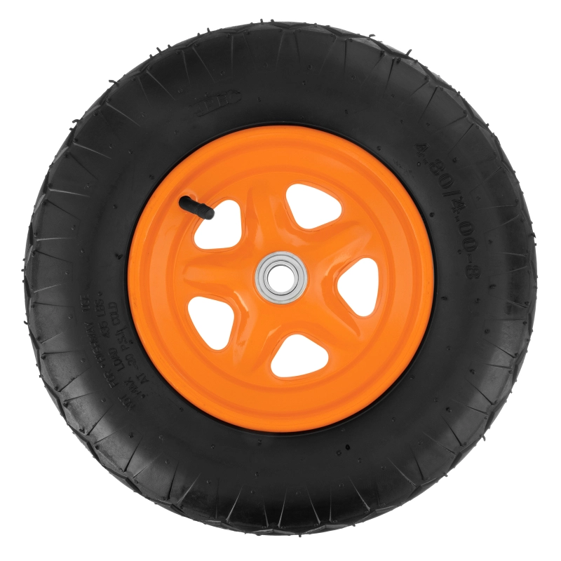 Колесо пневматическое «Звезда» 4.80/4.00-8 D380 мм, внутренний диаметр подшипника 20 мм, длина оси 90 мм Palisad (689485)