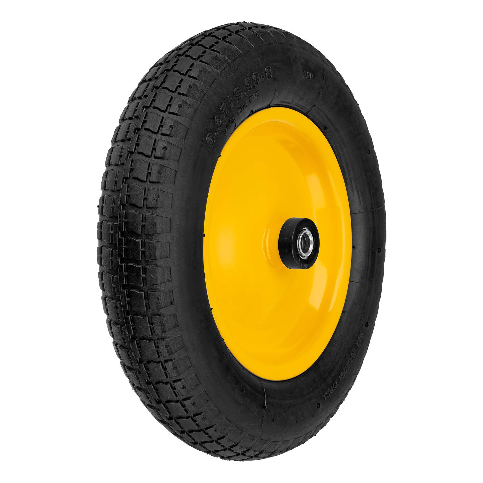 Колесо пневматическое 3.25/3.00-8, D 360 мм, внутренний подшипник D 16 мм, длина оси 94 мм Palisad (68943)