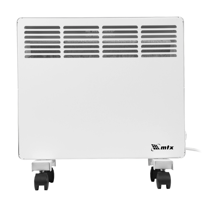 Конвектор электрический КМ-1000.1, 230 В, 1000 Вт, X-образный нагреватель, колеса, термостат MTX (98124)