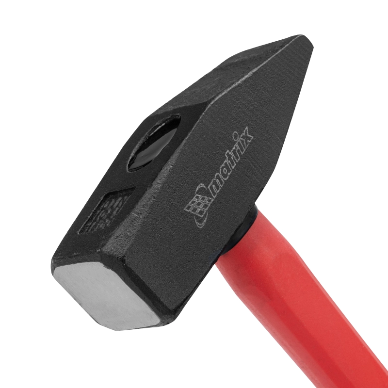 Молоток слесарный, 1500 г, фибергласовая обрезиненная рукоятка Matrix (10363)