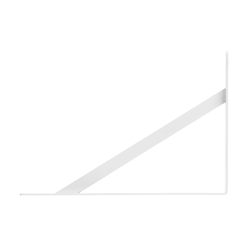 Кронштейн усиленный, 400 х 280 х 30 х 4 мм, белый Сибртех (94047)