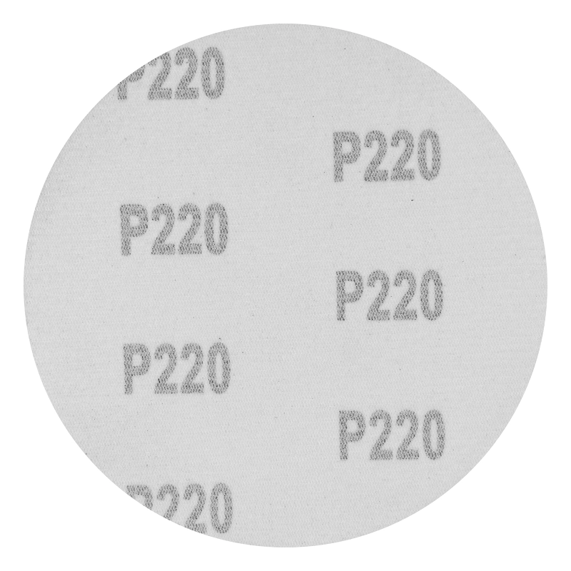 Круг абразивный на ворсовой подложке под "липучку", P 220, 125 мм, 10 шт Matrix (73870)