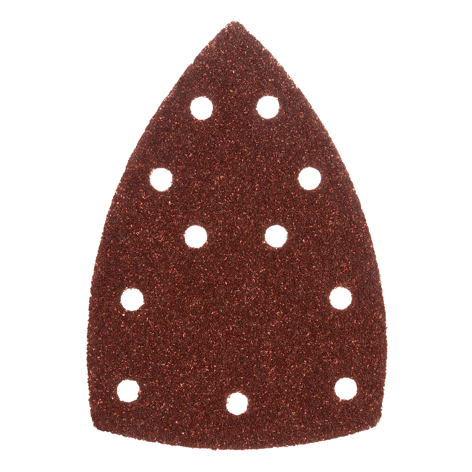 Треугольник абразивный на ворc. подложке под "липучку", перф., P 40, 150х150х100 мм, 5 шт. Denzel (738577)