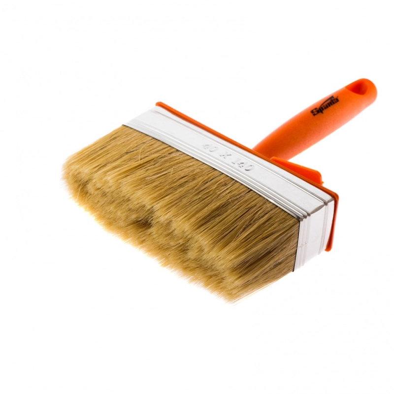 Кисть-ракля, 40 х 140 мм, натуральная щетина, пластмассовый корпус, пластмассовая ручка Sparta (841045)