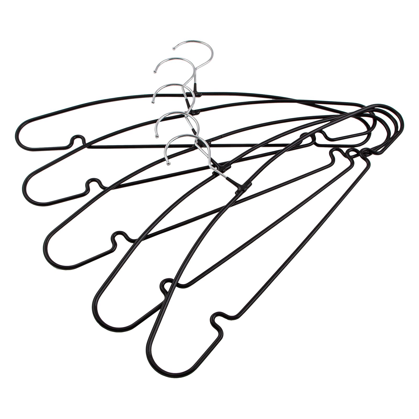 Вешалка для легкой одежды с прорезиненным противоскользящим покрытием 40 см, 5 шт, Home Palisad (929275)