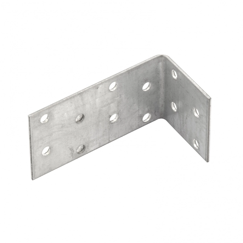 Крепежный уголок анкерный 1.7 мм, KUL 40 х 80 х 40 мм Сибртех (46435)