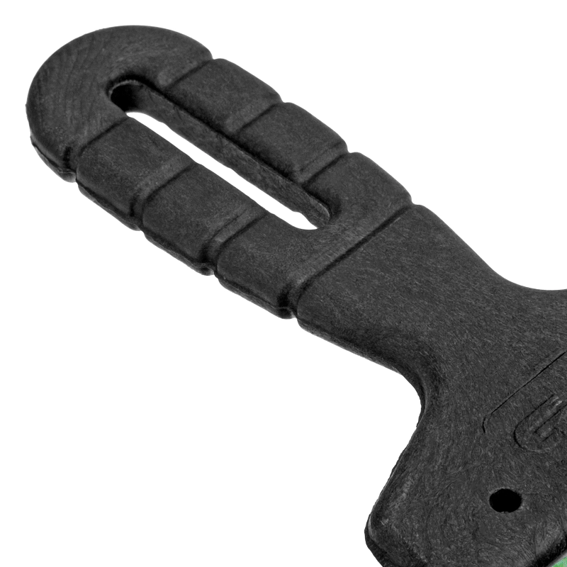 Шпательная лопатка из нержавеющей стали, 100 мм, пластмассовая ручка Сибртех (85435)