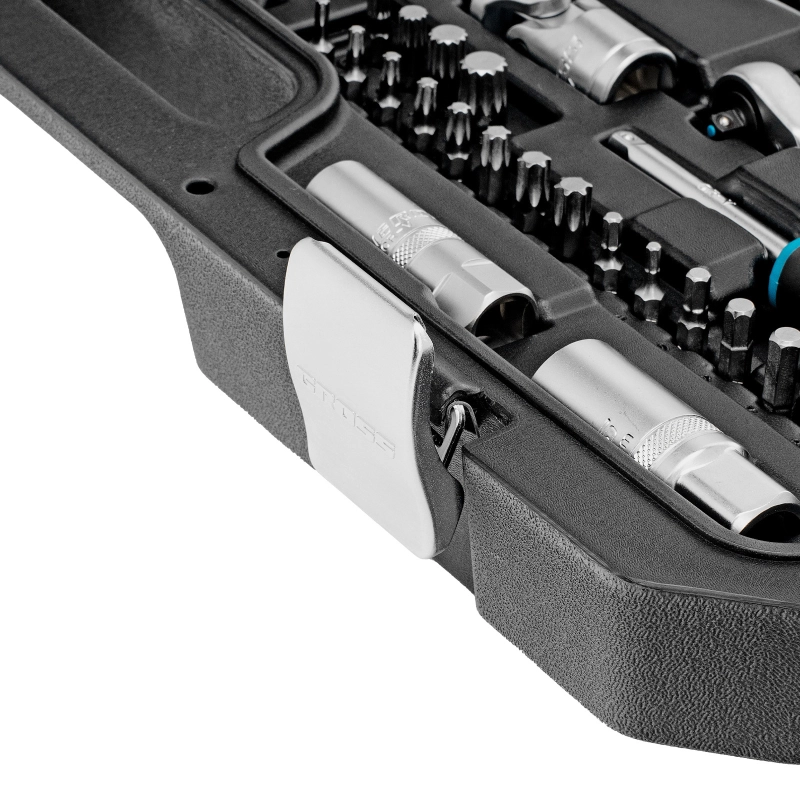 Набор инструментов, 1/4", 1/2", CrV, 120 зубьев, 101 предмет Gross (14151)