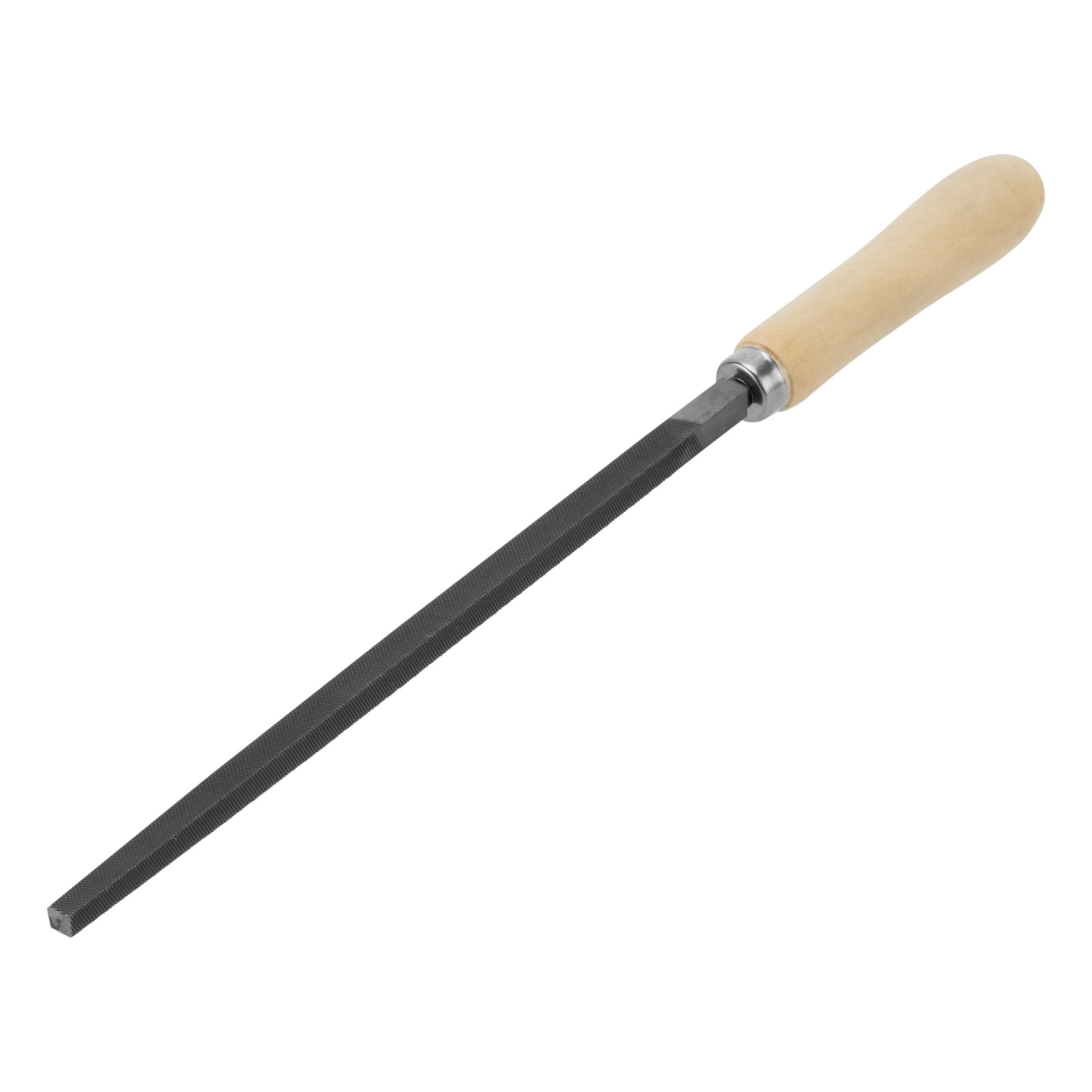 Напильник квадратный, 250 мм, деревянная ручка Сибртех (15929)