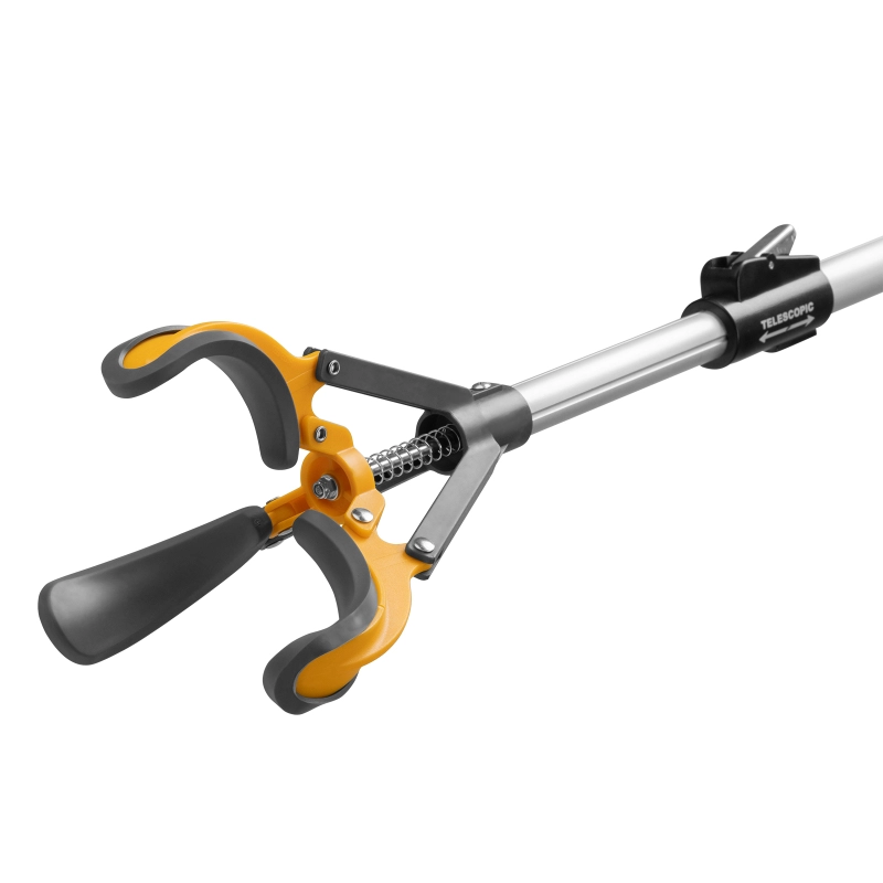 Плодосъемник с захватом, алюминиевая телескопическая штанга, 1370-2060 мм Palisad Luxe (64446)