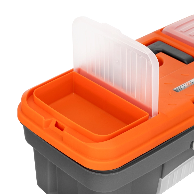 Ящик для инструмента с мет. замками 16", 410х210x175 мм Stels (90746)