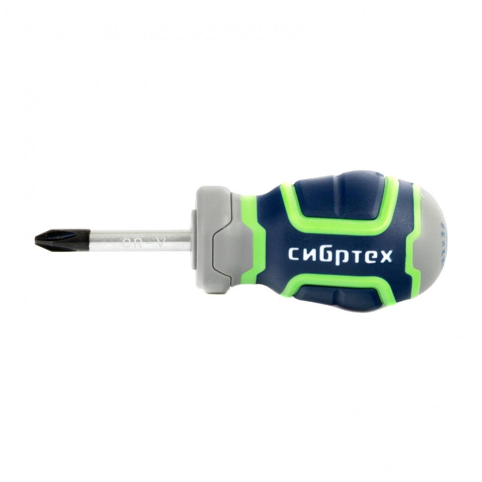 Отвертка PH2 х 38 мм, CrV, четырехкомпонентная рукоятка Сибртех (12270)
