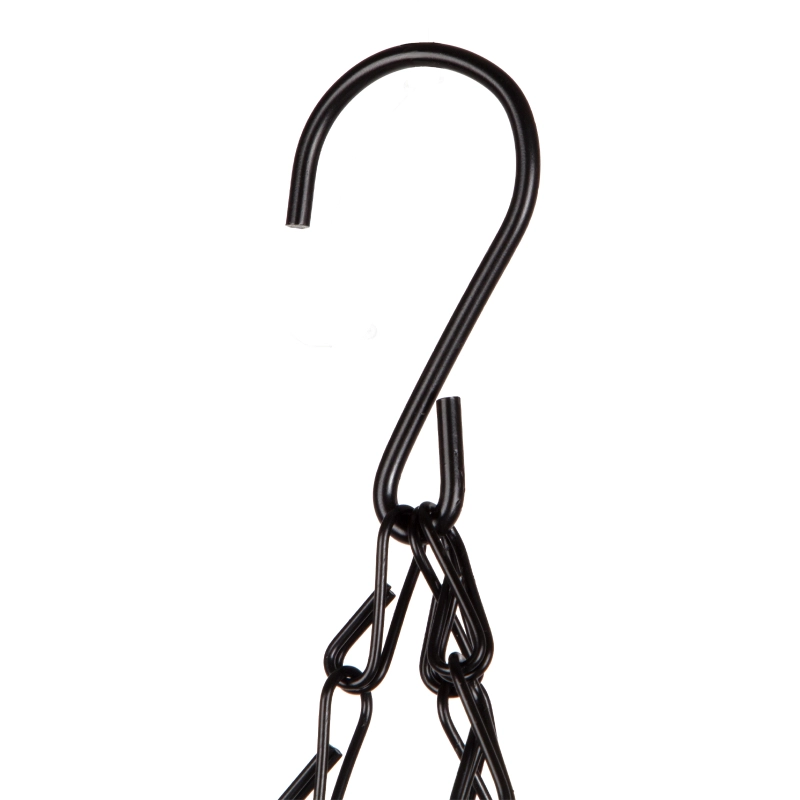 Подвесное кашпо с декором, 25 см, с кокосовой корзиной Palisad (69005)