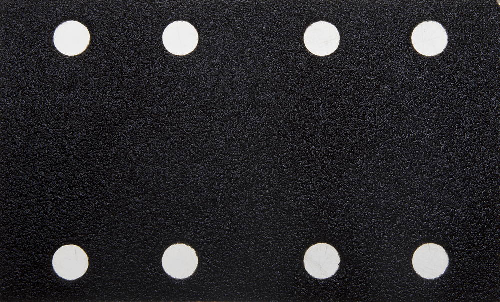 Лист шлиф. универс. URAGAN ″Оптимал. для тверд. пород дерева″ 8 отв. по линии, на липучке, для ПШМ, P40, 80х133мм, 50шт