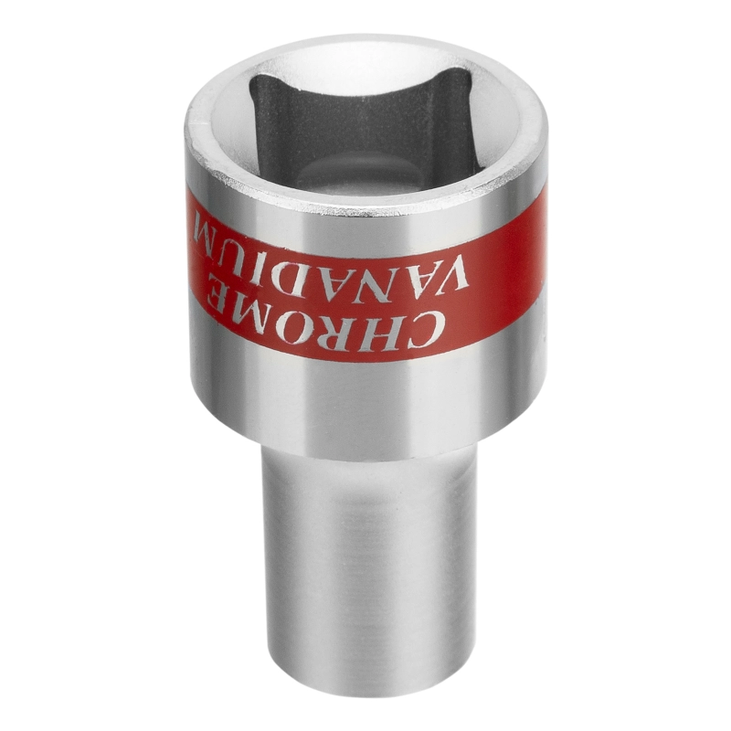 Головка торцевая, 8 мм, двенадцатигранная, CrV, под квадрат 1/2, хромированная Matrix (13676)