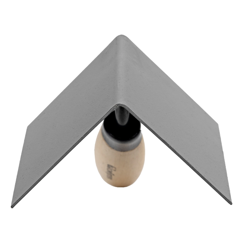 Кельма угловая, 110 х 75 х 75 мм, стальная, для внутренних углов, буковая ручка Сибртех (86309)