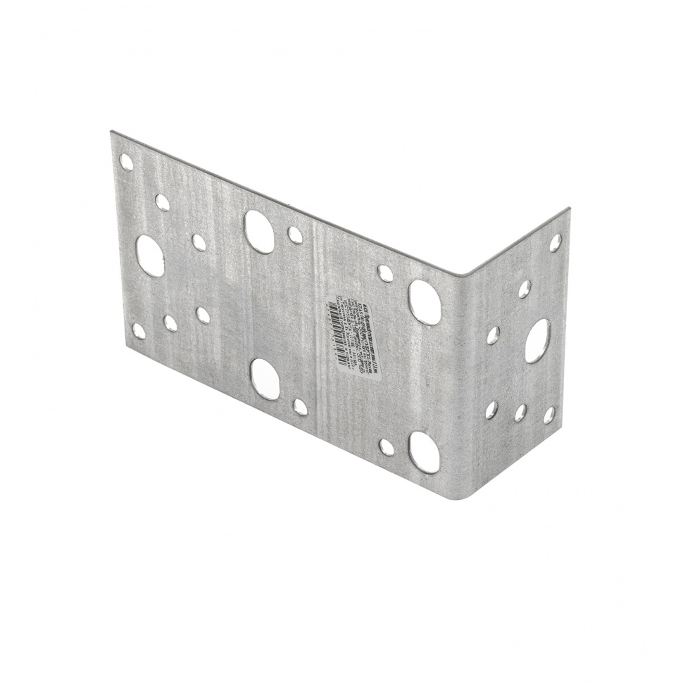 Крепежный уголок ассимичный 1.7 мм, KUAS 145 х 55 х 90 мм Сибртех (46450)