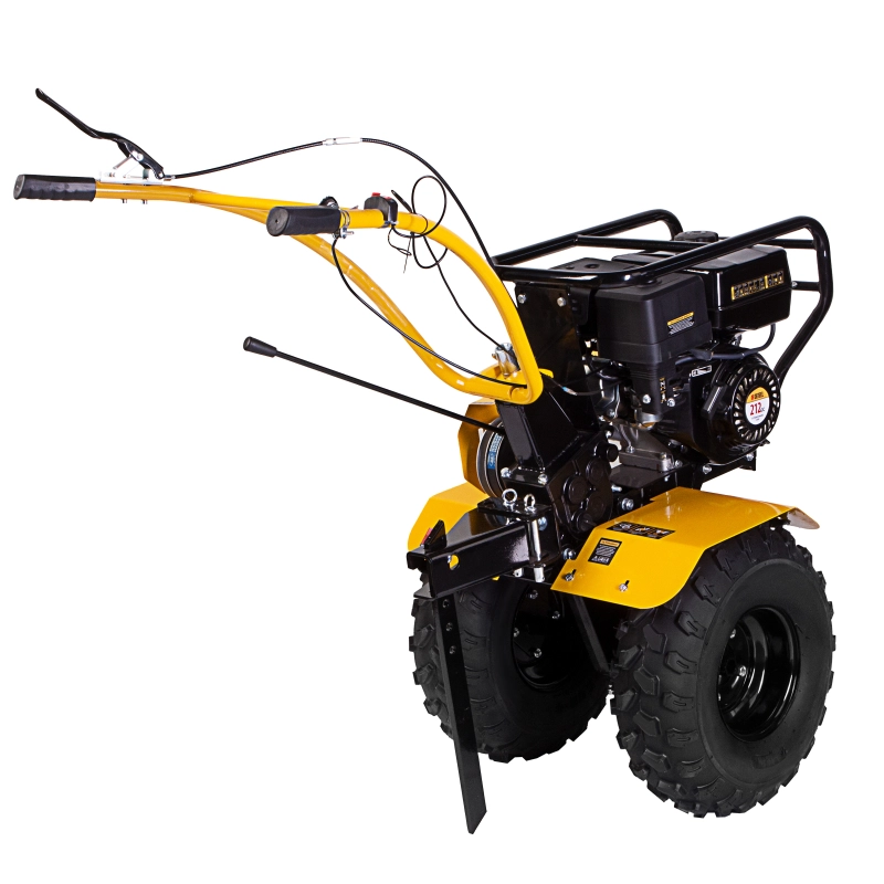 Мотоблок DPT-370-PRO, 7 л.с, ременное сцепление, ширина 90 см, глубина 35 см, фрез 3 х 4, ШОМ, передачи 4В/2Н Denzel (56404)