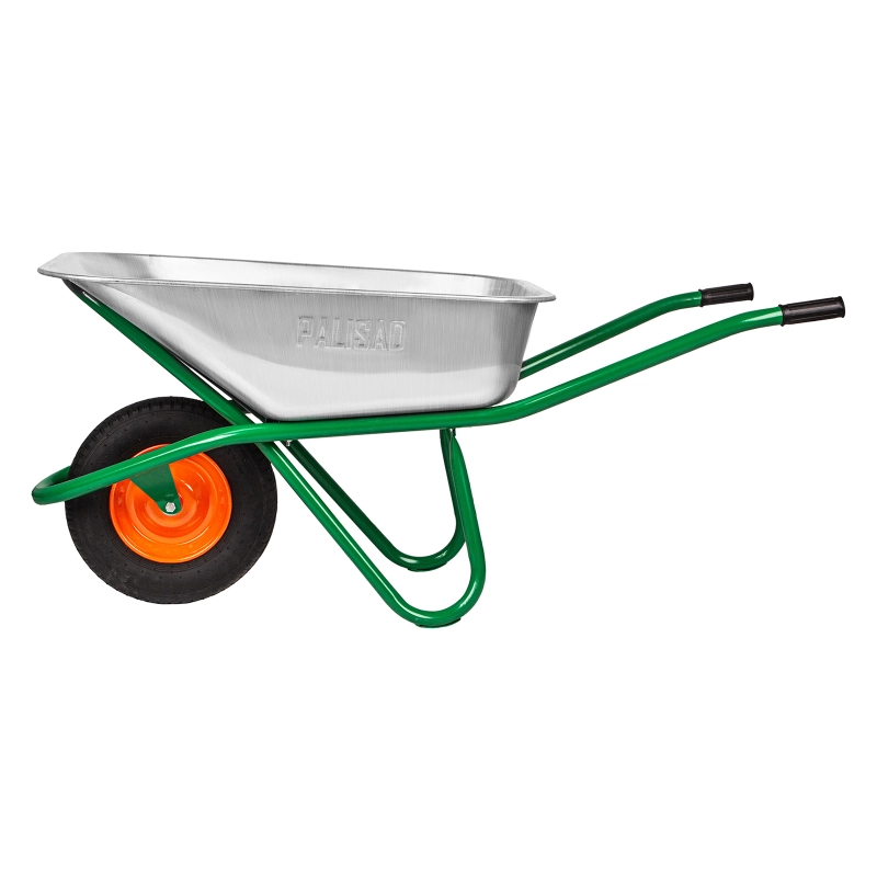 Тачка садово-строительная, усиленная, грузоподъемность 200 кг, объем 90 л Palisad (689850)