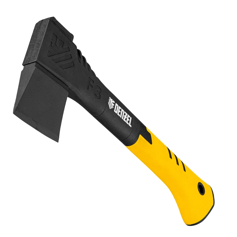 Топор-колун, F3, 640 гр, двухкомпонентная рукоятка, 320 мм// Denzel (21430)