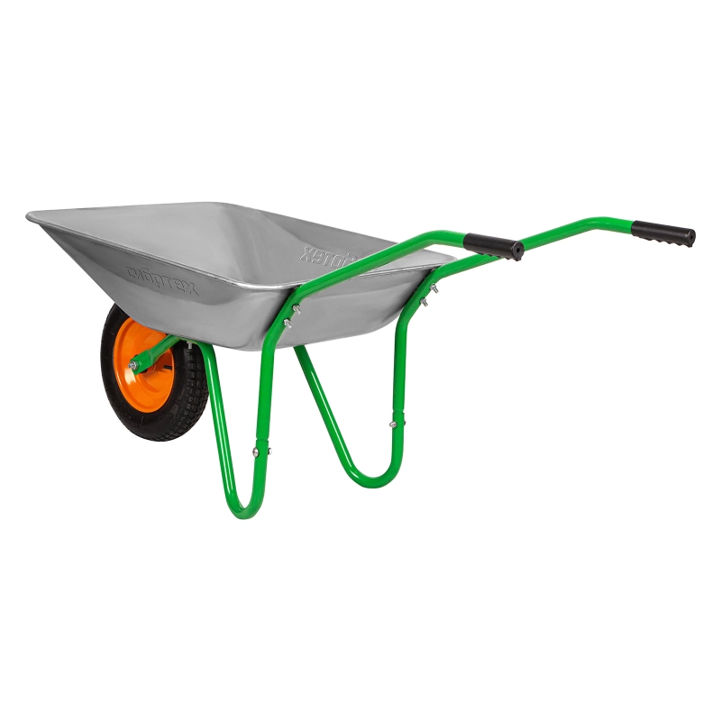 Тачка садовая, грузоподъемность 90 кг, объем 65 л Сибртех (689144)