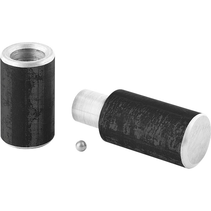 Петля гаражная с шаром, D 28 x 120 мм, 4 шт, Сибртех (92008)