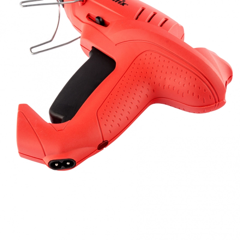 Клеевой пистолет 11 мм, подставка, кейс, 20 (160) Вт, 16 г/мин, регулятор 150-200° Matrix (93015)