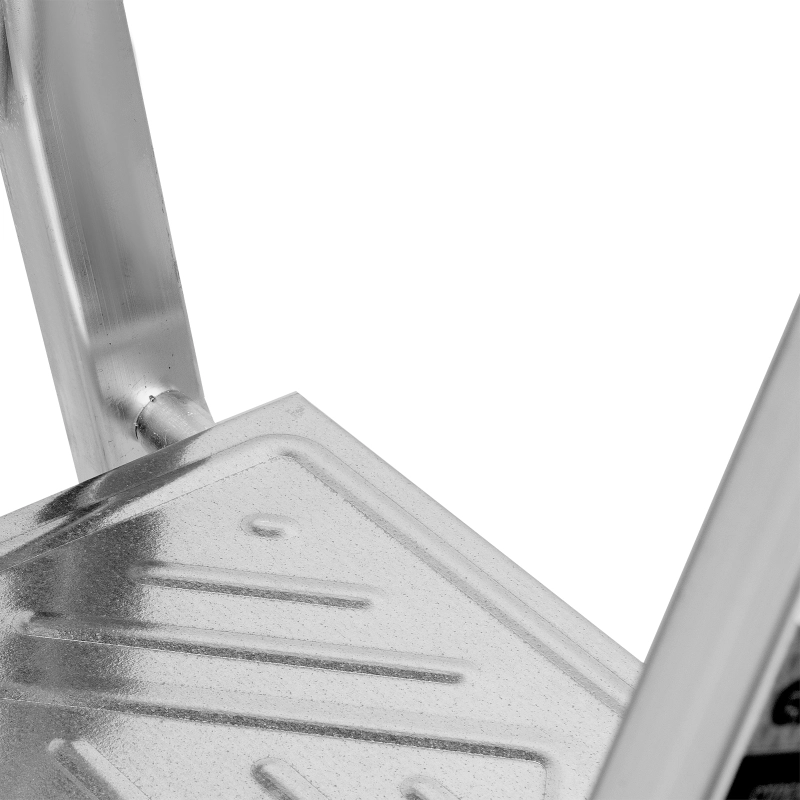 Стремянка, 4 ступени, алюминиевая, Сибртех (97714)