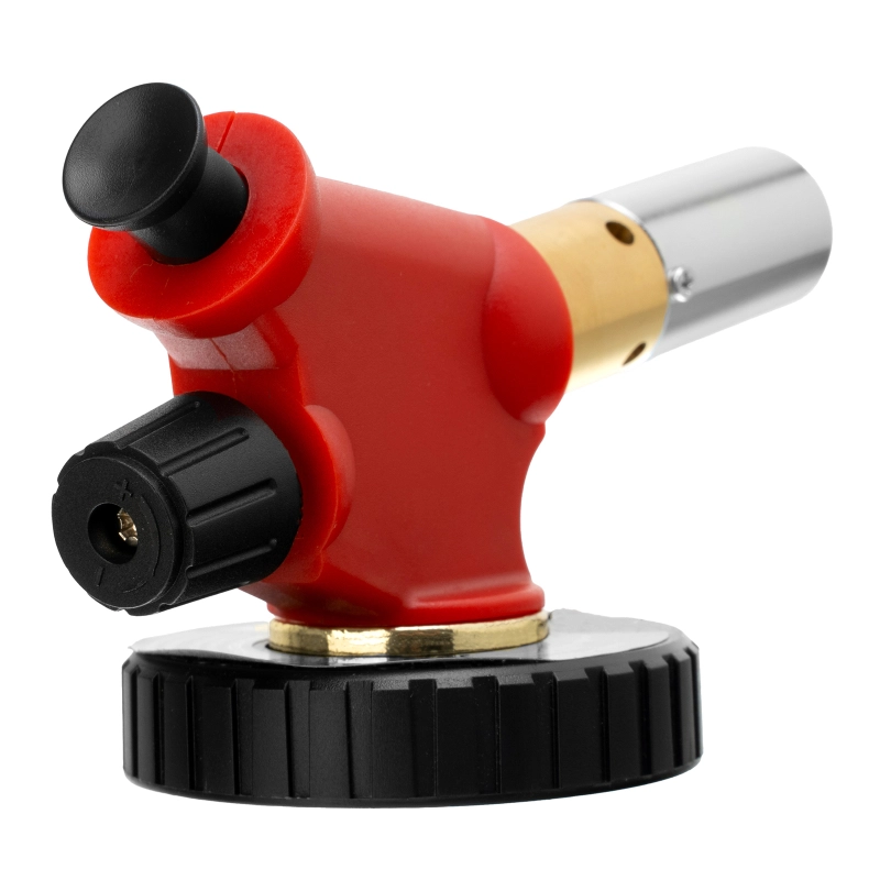 Профессиональная горелка на бутановый баллон, пьезоподжиг, расширенное сопло Matrix (91427)