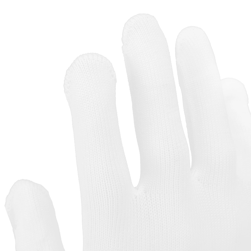 Перчатки Нейлон, 13 класс, белые, L (67820)