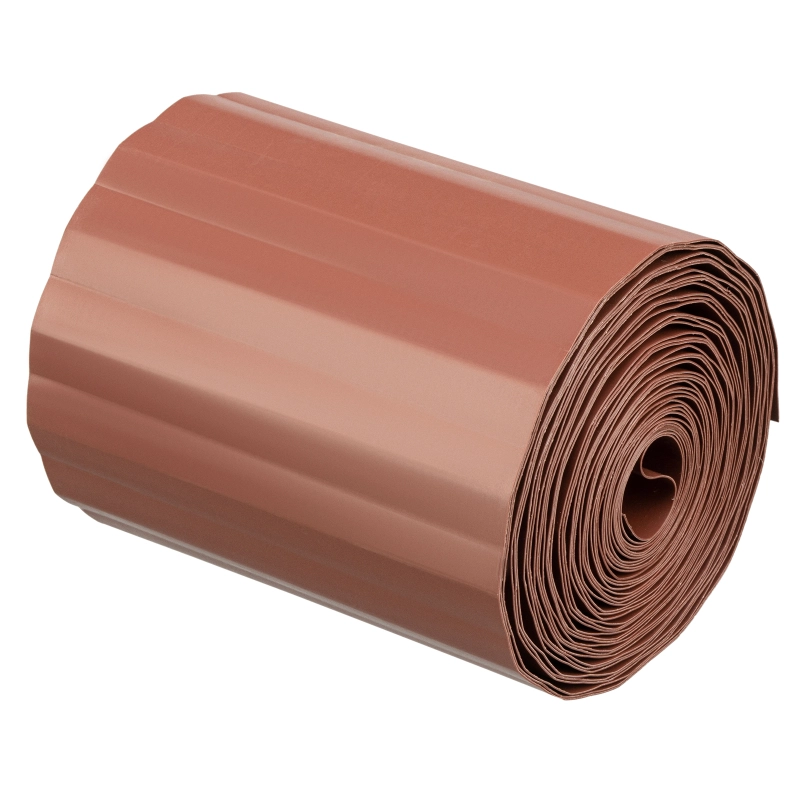 Бордюрная лента, 15 х 900 см, полипропиленовая, коричневая, Palisad (64484)