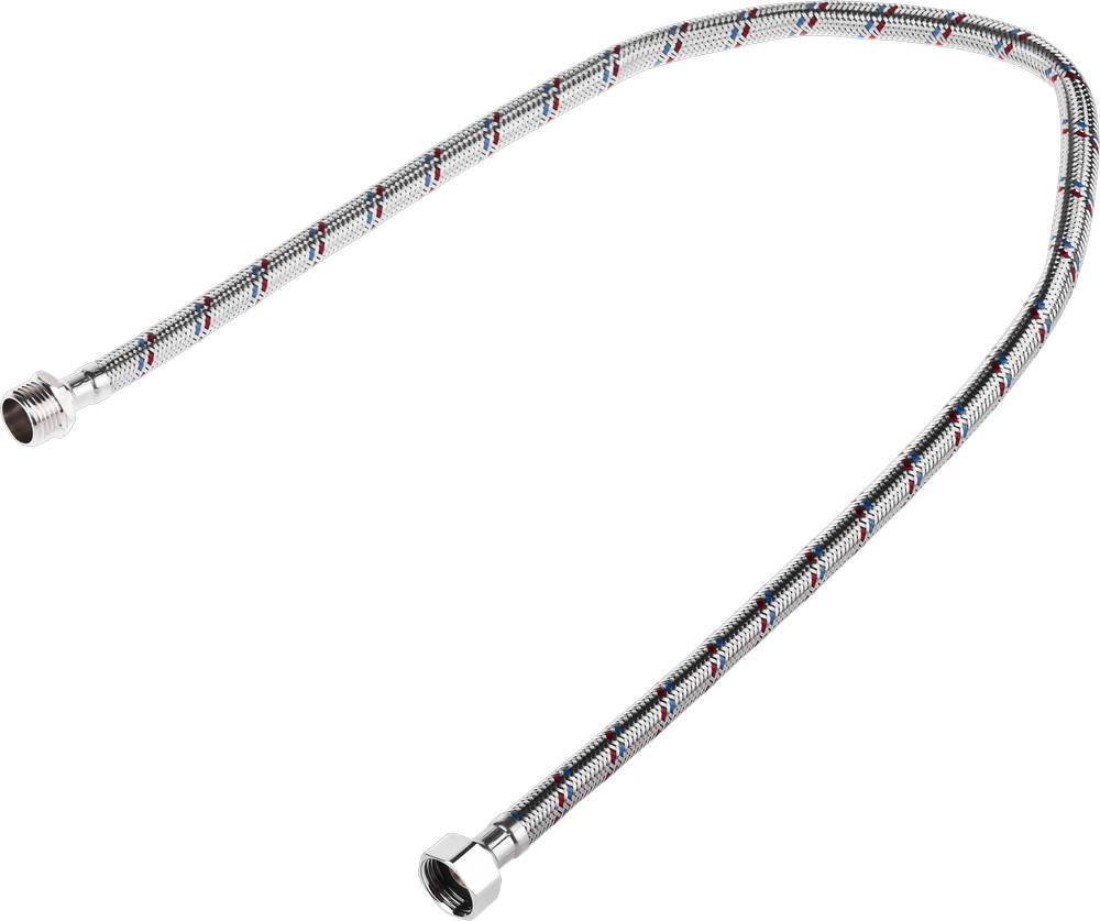 STAYER 1/2″, 0.8 м, гайка-штуцер, гибкая подводка для воды, Professional (51015-G/S-080)