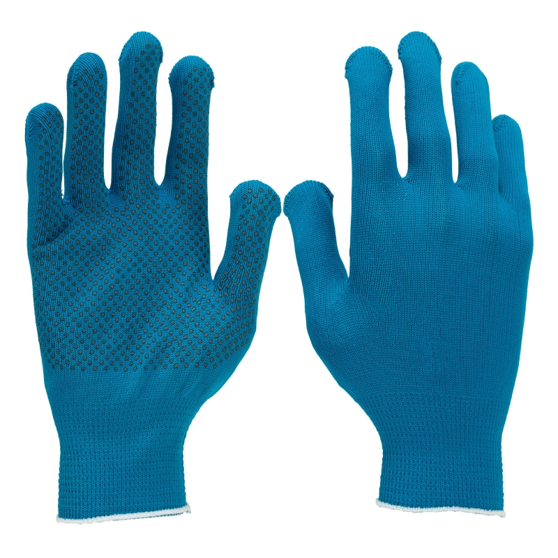 Перчатки в наборе, 5 пар, цвета в ассортименте, ПВХ точка, L, Palisad (67854)