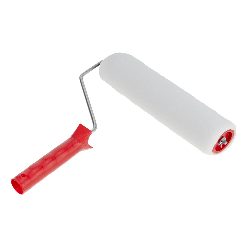 Валик "Поролон", в сборе, 250 мм, D 48 мм, D ручки 6 мм, крепление шплинтом Сибртех (80144)