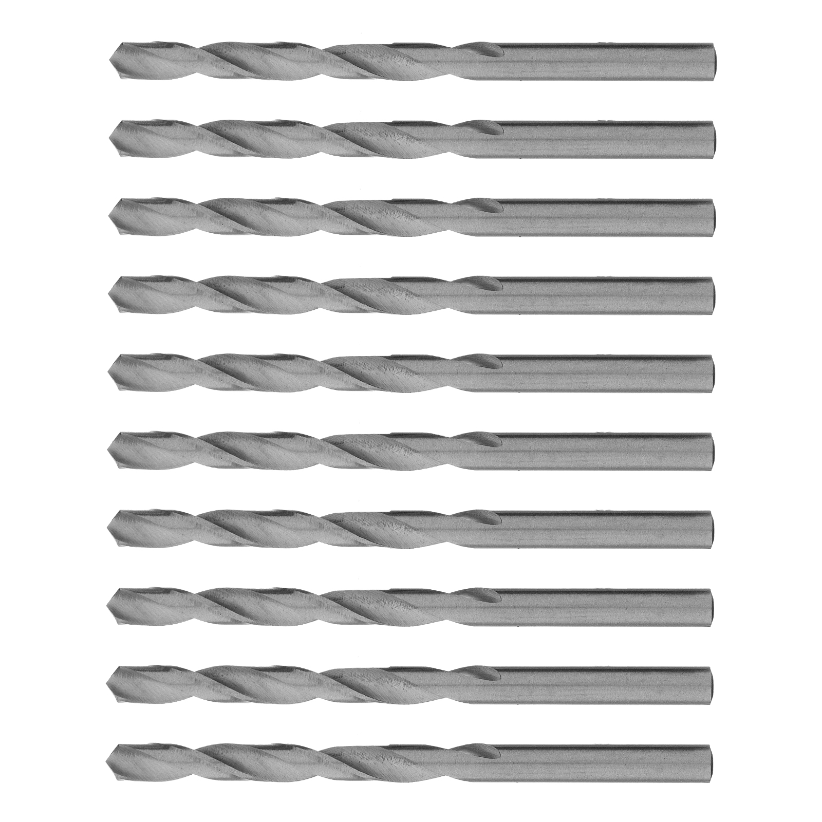 Сверло по металлу, 6 мм, полированное, HSS, 10 шт, цилиндрический хвостовик Matrix (71560)