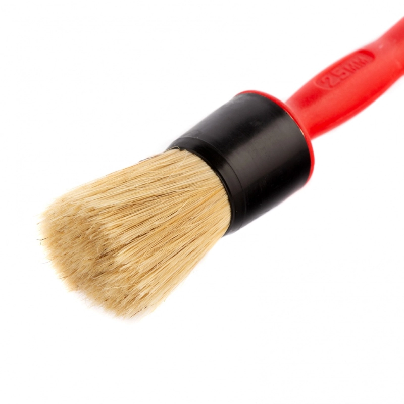 Кисть круглая №25, натуральная щетина, пластиковая ручка, Color line Matrix (83407)