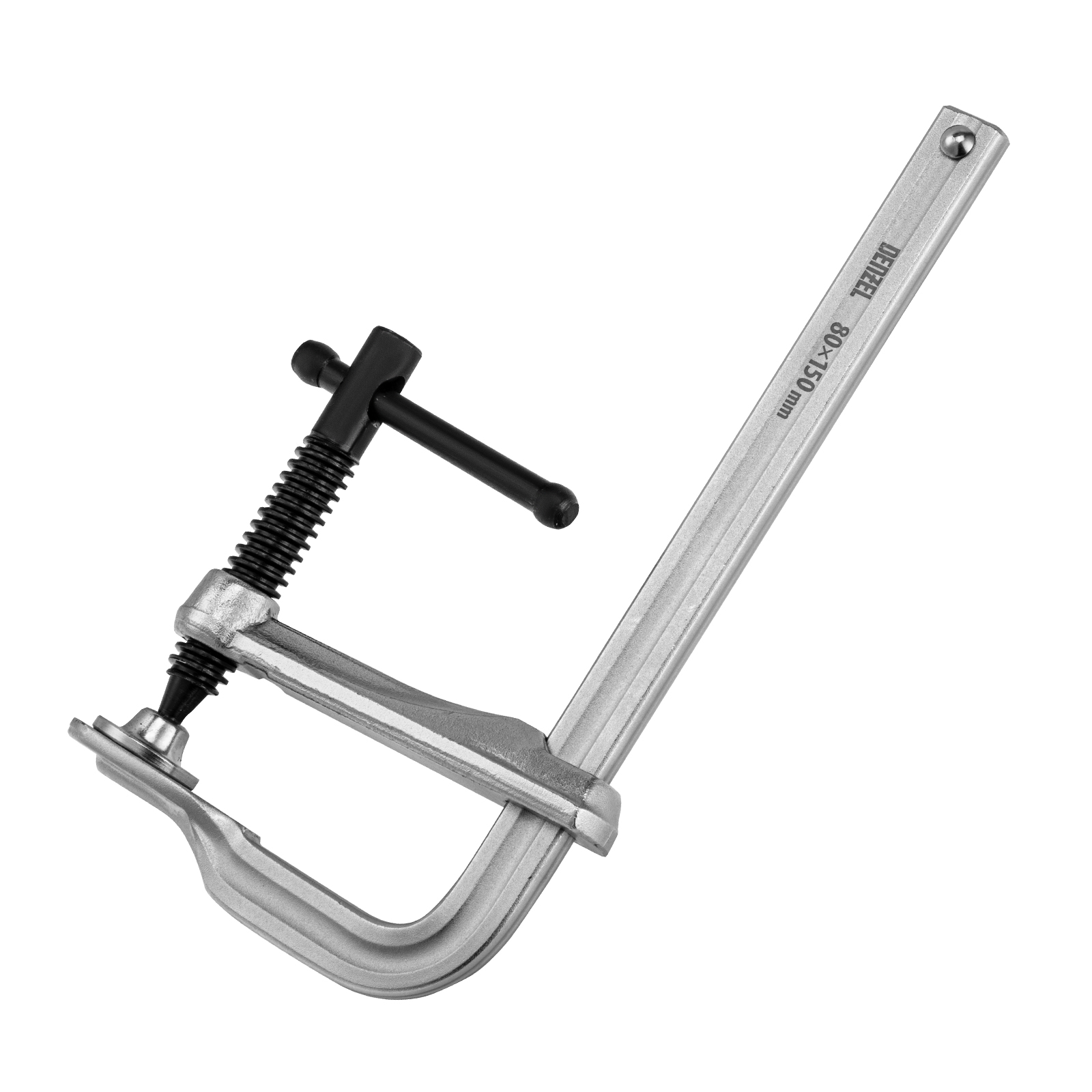 Струбцина F-образная, 80x150мм, кованая Denzel (20464)
