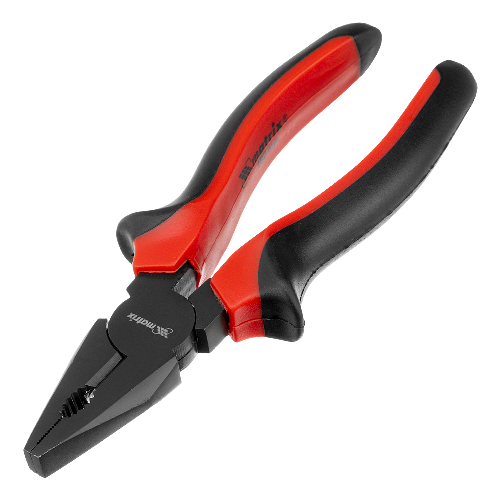 Плоскогубцы комбинированные Black Nickel, 160 мм, двухкомпонентные рукоятки Matrix (16978)