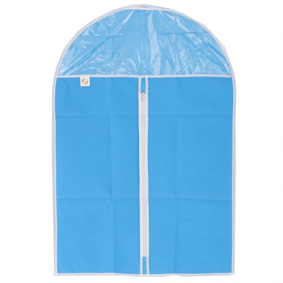 Чехол для хранения одежды на молнии, нетканый материал, ПВХ, 60 х 90 см Elfe (93115)